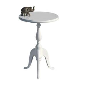 Mesa redonda de muebles de sala de estar de tendencia con mesa auxiliar decorativa plateada en oro con diseño elegante - Product Image 5