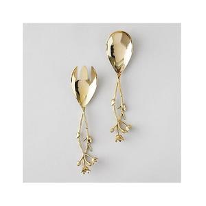 Ensemble de couverts en acier inoxydable au design antique avec poignée à motif de feuille, taille et forme personnalisées, fabriqué en Inde - Product Image 6