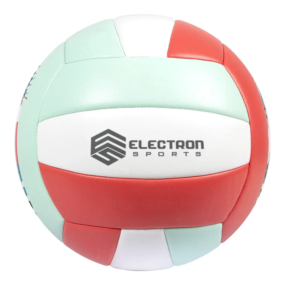 Match Ball Professional Shiny PVC 18 Panels Machine Stitched Outdoor Custom Logo Wholesale Beach Volleyball Ball Size 5