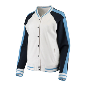 Vestes de baseball varsity pour hommes, manches longues, 2026, haute qualité, vente en gros, meilleur design, coupe ajustée, unie, vierge, OEM - Product Image 1