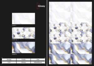 Carreaux muraux en céramique 300x600mm tendance pour salle de bain et cuisine, finition brillante ou mate, surface sculptée effet sucre, design mural intérieur luxueux - Product Image 5