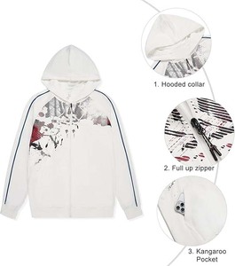 Chándal de Invierno para Hombre, Estilo Urbano, Lavado Ácido, Corte Regular, 100% Algodón, Capucha, Diseño Sólido, Personalizado 2025 - Product Image 5