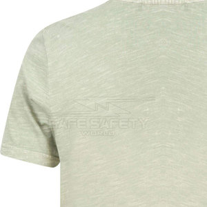 2025 camisetas de lavado ácido para hombres más vendidas logotipo personalizado 100% algodón de alta calidad y barato - Product Image 3