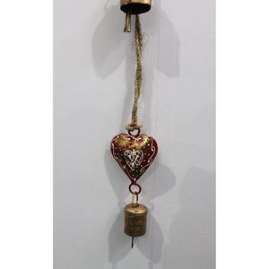 Decoración de Pared de Corazón de Metal Galvanizado Estilo Boho, Decoración Rústica para Patio de Estilo Campestre, 65 cm de Largo, Juego de 5 Piezas, Decoración de Corazón de Estilo Artístico - Product Image 4