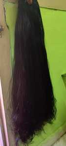 Extensiones de cabello humano natural sin procesar directo de la India Paquetes de cabello virgen Remy baratos sin procesar de los templos - Product Image 2