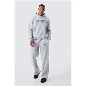 Sudadera con capucha de algodón 100% de gran tamaño para hombres Diseño de hombro caído Bordado 3D de alta calidad Sólido disponible Tallas grandes - Product Image 3