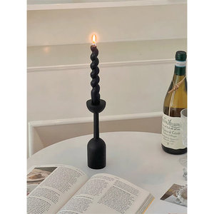 Candelabro de suelo de madera maciza en marrón acabado con diseño hecho a mano perfecto para la decoración del hogar, bodas y aniversarios - Product Image 5