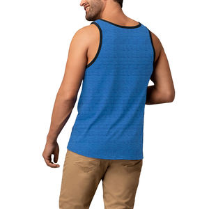 Haute qualité hommes séchage rapide athlétique entraînement débardeurs Gym Muscle Tee musculation Fitness sans manches t-shirts - Product Image 6
