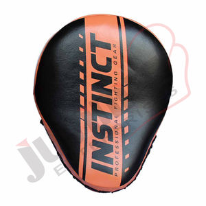 Nouvelle conception, coussin d'entraînement de kick-boxing en cuir véritable, coussin de frappe incurvé personnalisé, coussin de frappe pour le Muay Thai - Product Image 2