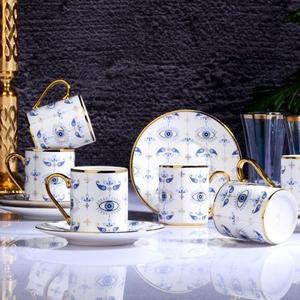 Kosova IST-134 porcellana malocchio Set di 6 tazze da caffè 90 CC - Product Image 1