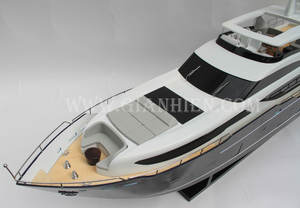 Gia Nhien Fabricant Approuvé Design Personnalisé quantité minimale de commande Bas PRINCESS SUPERYACHTS 30M-Bleu/Noir PEINT-BATEAU DE VITESSE EN BOIS - Product Image 3