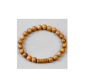 Bracelet en perles de bois naturel très stylé, taille personnalisable et en vente, bracelet en perles de bois de luxe pour femmes, prix bas, meilleure qualité - Product Image 2