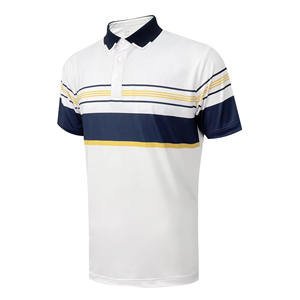 T-shirt de golf pour hommes de haute qualité avec logo personnalisé en gros Vêtements unisexes de couleur unie avec motif léopard Conception personnalisée - Product Image 1