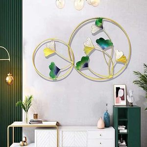 Decoración de Pared de Metal de la Mejor Calidad, Nuevo Diseño Único, Arte de Decoración de Pared de Metal para el Hogar, Hotel, Decoración de Pared, Exhibición de Vestíbulo, Dorado - Product Image 4