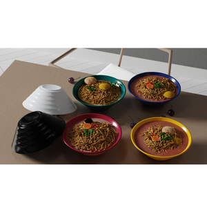 ชามใส่ก๋วยเตี๋ยวเนื้อชามราเม็ง/ซุปพลาสติกไม่เป็นพิษสำหรับสัตว์เลี้ยง - Product Image 1