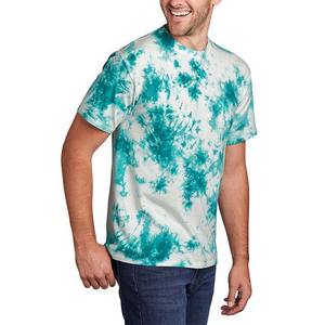 Último diseño algodón poliéster material peso ligero mejor diseño personalizado diseño/Logo ODM/OEM Hombres Nuevo diseño Camiseta Hombre Tie Dye - Product Image 2