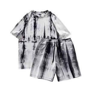 Vêtements d'été décontractés pour hommes Ensemble de shorts nouveau design Vente en gros de t-shirts et shorts d'extérieur en tenue d'été - Product Image 1