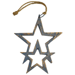 Estrella colgante de diseño Metal de aluminio Adorno festivo de metal en forma de estrella con nuevo diseño de acabado brillante plateado - Product Image 5