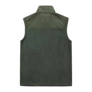 เสื้อกั๊กขนแกะขั้วโลกสำหรับผู้ชายเสื้อกั๊กระบายอากาศได้ดีหรูหราผ้าฟลีซโพลีเอสเตอร์100% ตามสั่ง - Product Image 2