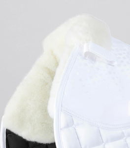 2026 Wholesale Premium Quality Lightweight Quilted English Dressage Saddle <b>Pad</b> Soft Cotton Breathable Comfortable Riding Mesh - Product Image 3