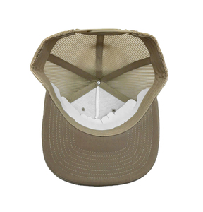 Chapeaux de camionneur personnalisés de haute qualité, chapeaux de camionneur classiques en maille avec profil moyen 5 panneaux quantité minimale de commande bas 100% coton tissu - Product Image 4