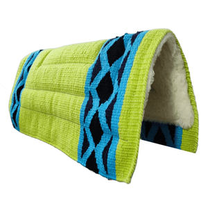 Tapis de selle en laine haute densité de qualité supérieure pour le confort et la performance Couches respirantes avec doublure en tissu pour l'équitation - Product Image 1