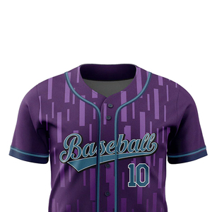 Camiseta de Béisbol Hecha de Tela 100% Poliéster para Hombre, el Mejor Proveedor, Estilo Único, Camiseta de Béisbol en Venta, Servicio OEM Personalizado - Product Image 5