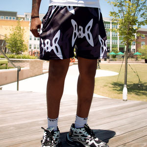 Fabricant de shorts de gym personnalisés pour hommes, serviette de bain respirante à double couche avec cordon de serrage, solide, anti-rides, sublimation, entraînement de rue - Product Image 2