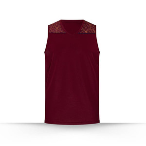 Vente en gros de nouveaux vêtements de sport basket-ball maillot court ensemble d'uniforme de basket-ball réversible en sergé avec motif personnalisé - Product Image 3