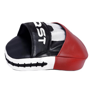 Almohadillas de perforación de cuero duraderas personalizadas para boxeo MMA y entrenamiento de escudo de patada tailandés centrándose en el entrenamiento de gancho Jab & Strike - Product Image 5