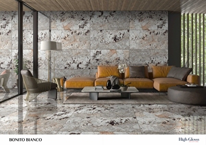 Carreau de porcelaine d'approvisionnement en gros 600x1200mm Bonito Blanco adapté aux cuisines de salon et même aux patios extérieurs - Product Image 5