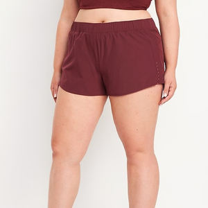 Shorts de sport et de loisirs pour femmes, taille haute élastique, respirants, coupe ample, nouvelle collection printemps-été, style américain très tendance - Product Image 2