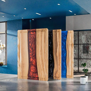 Planche à découper en bambou naturel, non poreuse, facile à nettoyer, écologique, passe au lave-vaisselle, pour la viande, les légumes, élégante, indispensable pour la cuisine - Product Image 4