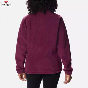 แจ็กเก็ตขนแกะลายพรางสำหรับผู้หญิงเสื้อวอร์มมีซิปรูดสำหรับฤดูหนาว - Product Image 4