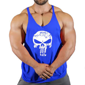 <b>Men's</b> Hooded Gym <b>Vest</b> Tank Top Knitted Stringer for Fitness Muscle <b>Training</b> Bodybuilding Formal Style - Product Image 3