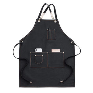 Sangles Réglables Toile Imperméable Tablier de Serveur Ustensiles de Cuisine Outils de Cuisson BBQ Griller Réutilisable pour le Nettoyage - Product Image 4