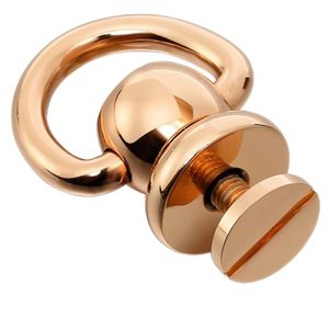 Vis à tête sphérique en laiton massif JSCREW, rivets à tête sphérique, vis à tête ronde pour ceinture en cuir, pointes de type moine, quincaillerie d'usine, vente en gros de fixations - Product Image 3