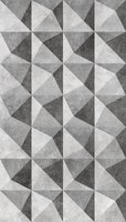 Murale murale 3D géométrique en vinyle non tissé bleu-gris, fabriquée en Allemagne, grand format, insonorisante et anti-humidité pour chambre et salle de sport