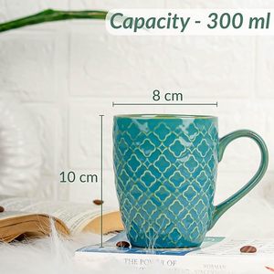 Elegant Eco-Friendly Printed Ceramic <b>Mug</b> with Lid Customizable Capacity Modern Design for Daily Use & Parties WORLD CRAFT IMPEX - Product Image 5