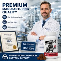 Complément alimentaire pour chiens OEM, Soft Chews pour développer les muscles, riche en protéines, gain de masse musculaire pour chiens Bully, Pitbull, chiens de travail, marque privée