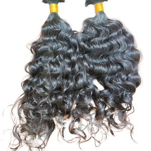 Vente en gros de paquets de cheveux Remy indiens crus 100% naturels Extension de trame de peau fabriquée en Inde - Product Image 5