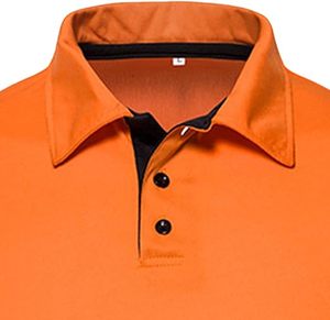 Camiseta Polo Deportiva para Hombre, Manga Corta, Corte Ajustado, Transpirable, Estilo Casual, Básica, Lisa - Product Image 3