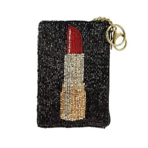 Glamorous <b>Beaded</b> Embroidery Cell Bag with Premium <b>Metal</b> Shoulder Strap Shimmering <b>Beaded</b> Phone Purse with Fancy Design - Product Image 6