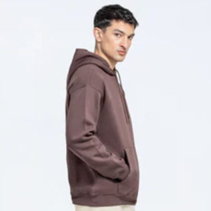 <b>Men's</b> OEM 2025 <b>Cropped</b> Boxy Double Layer Hoodie 100% Cotton Custom Oversized and Heavyweight for Winter Season - Product Image 3