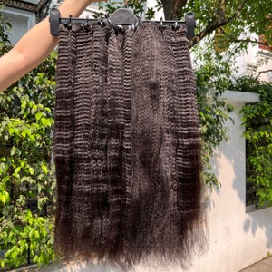 วิกต่อผมมนุษย์สำหรับผู้หญิงผิวดำผมต่อผมจริงเรียงตามธรรมชาติผมมนุษย์ยาว8-30นิ้ว - Product Image 2