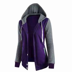 Veste décontractée automne hiver pour femmes avec capuche boutonnée polaire tricotée respirant épais manches longues - Product Image 5