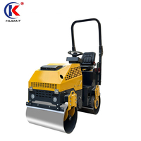 Compacteur de rouleau de route d'asphalte vibrant à double tambour minimum de 2 tonnes moteur Changchai pour un pavage efficace des routes