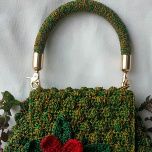 Crochet <b>Bag</b> Women's Crochet <b>Tote</b> <b>Bag</b> <b>Knitted</b> Shoulder Crossbody Handbags Cute Crocheted <b>Bag</b> for Girls OEM Made in Vietnam - Product Image 5