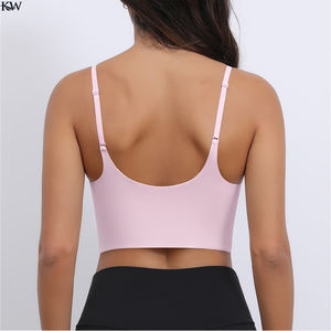 Soutien-gorge de sport à soutien élevé avec coussinets amovibles Bretelles réglables Tissu à séchage rapide pour Gym Running Yoga Workout Ajustement confortable - Product Image 6