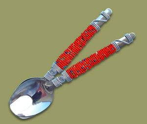 Cuchara de boda de acero inoxidable con mango de diseñador de Metal elegante de la India, perfecta para hoteles, restaurantes, utensilios de cocina - Product Image 2